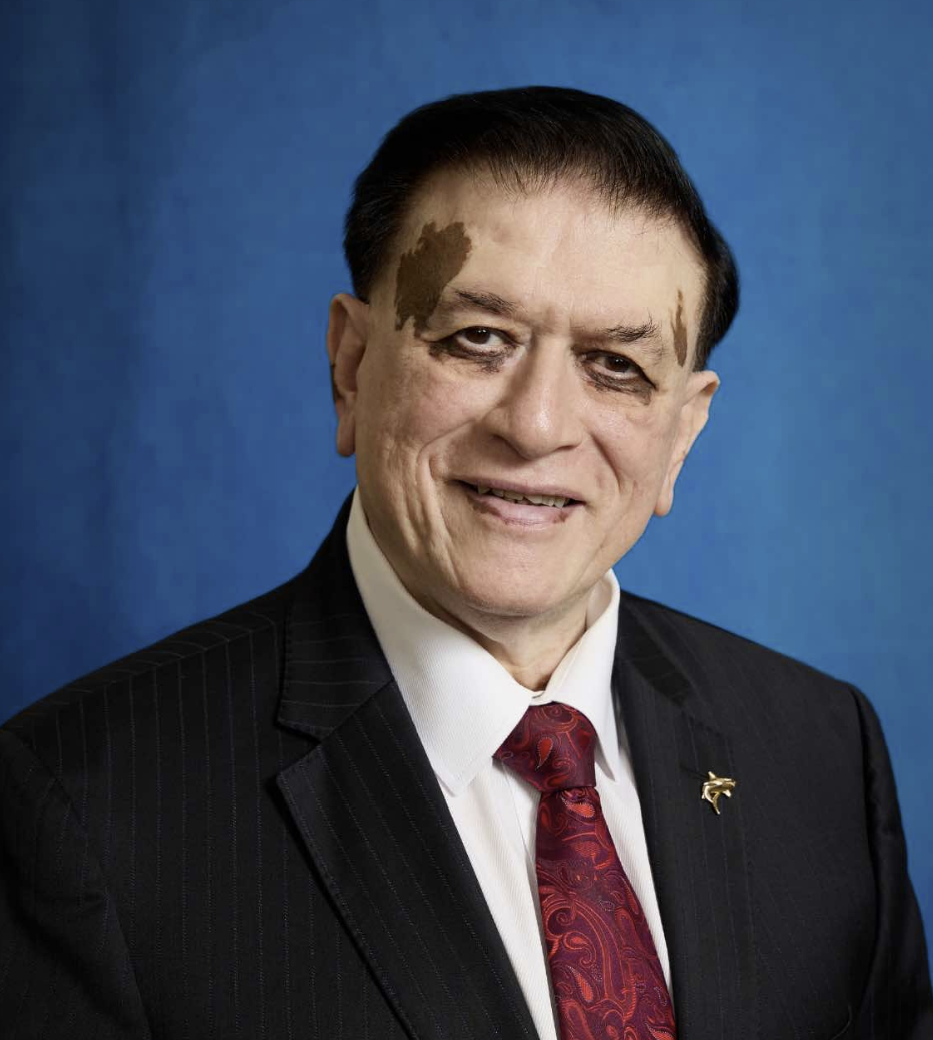 Headshot of Dr. Kiran C. Patel, Founder & Chairman